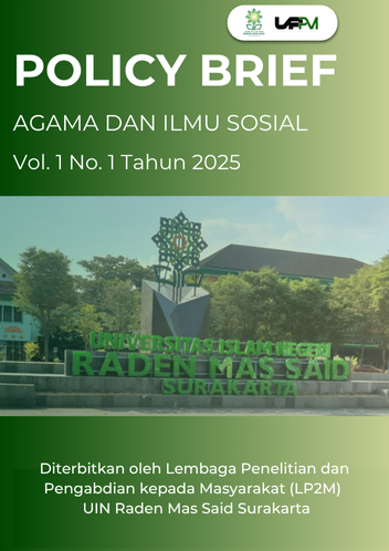 					View Vol. 1 No. 1 (2025): Policy Brief Agama Islam dan Ilmu Sosial
				